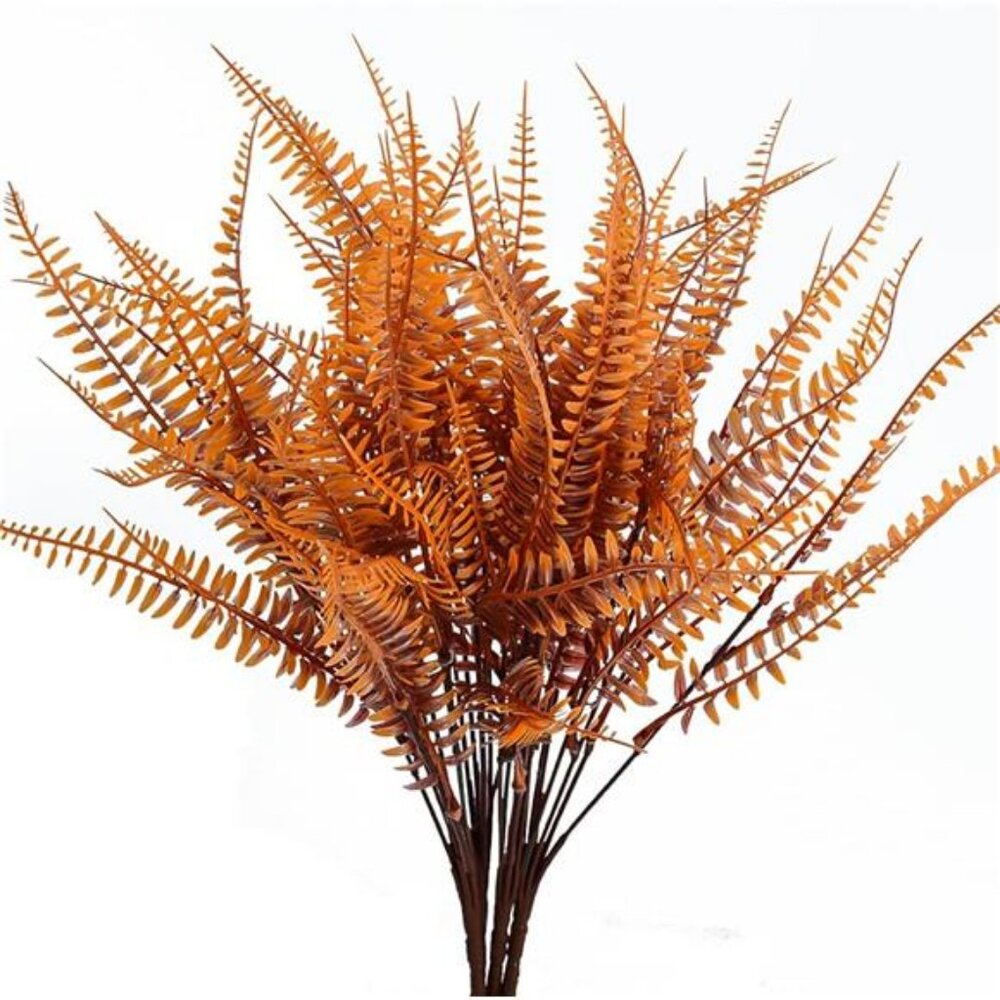 Fall Plants Artificial Ferns for Outdoors Fake Fern Plants Faux Boston
